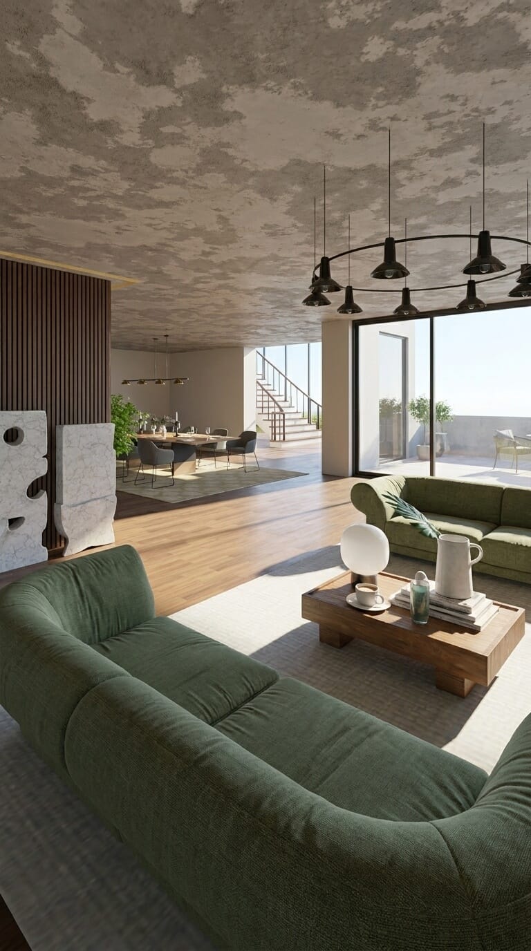 Mid-century living room