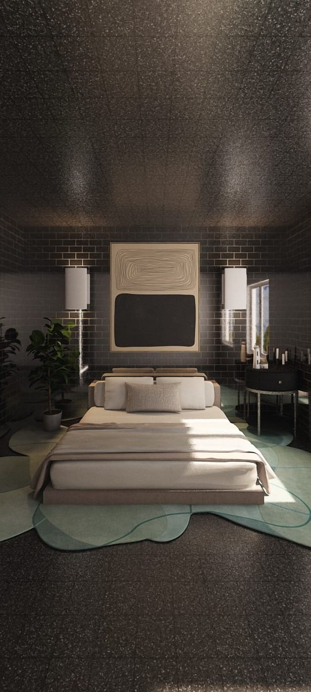 Mid-century bedroom