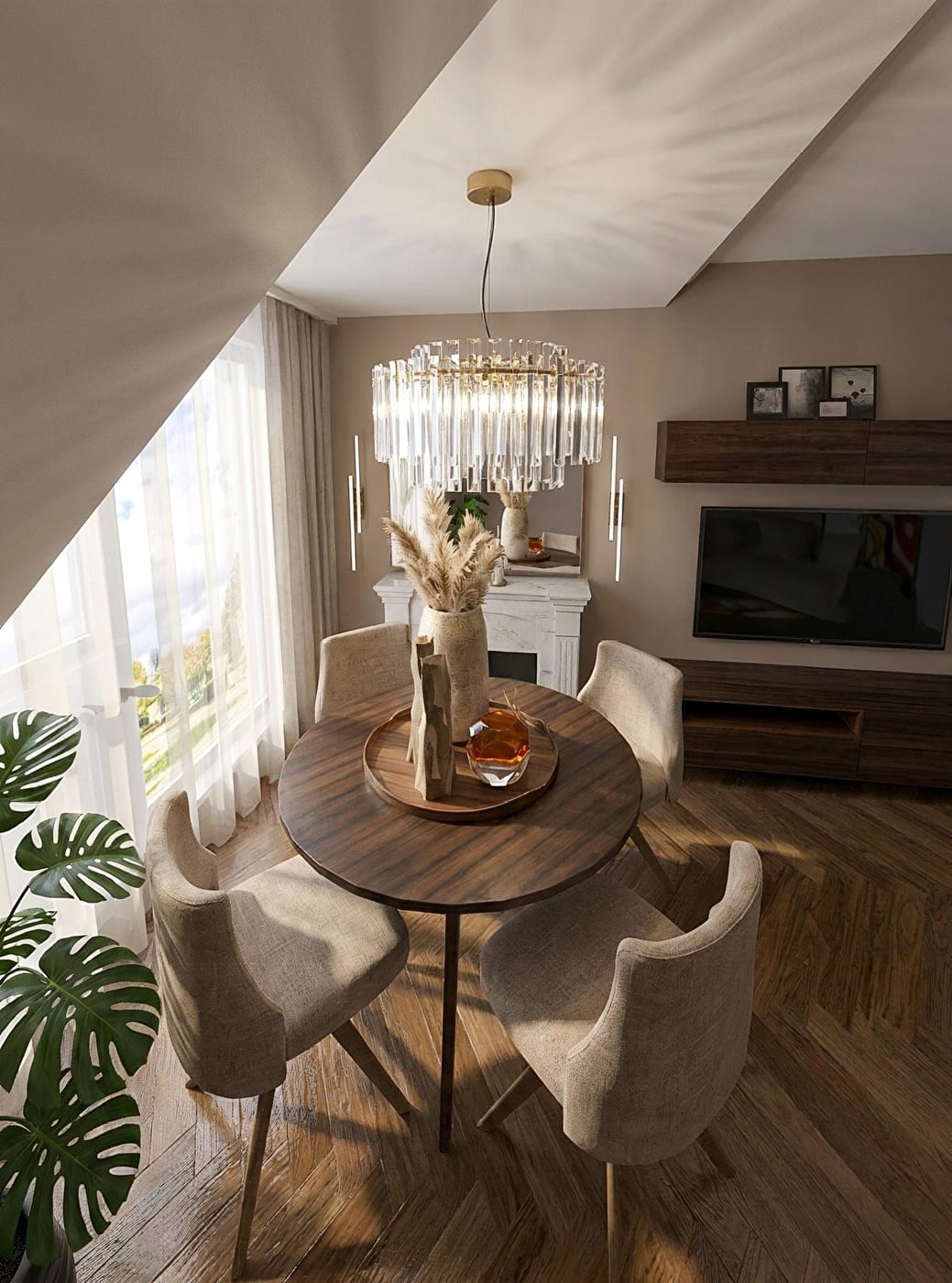Contemporary living room