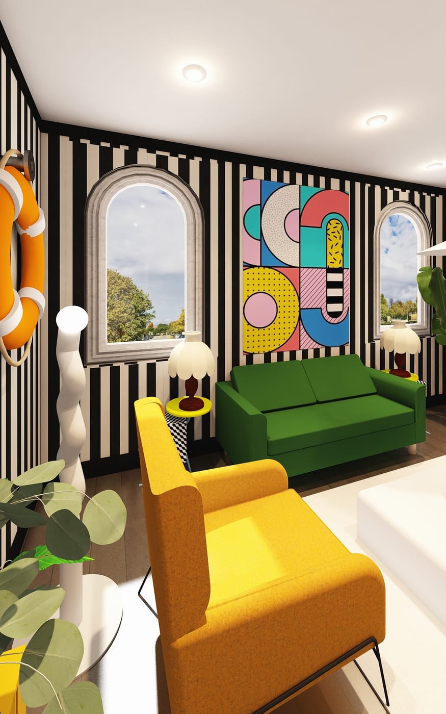 Memphis living room