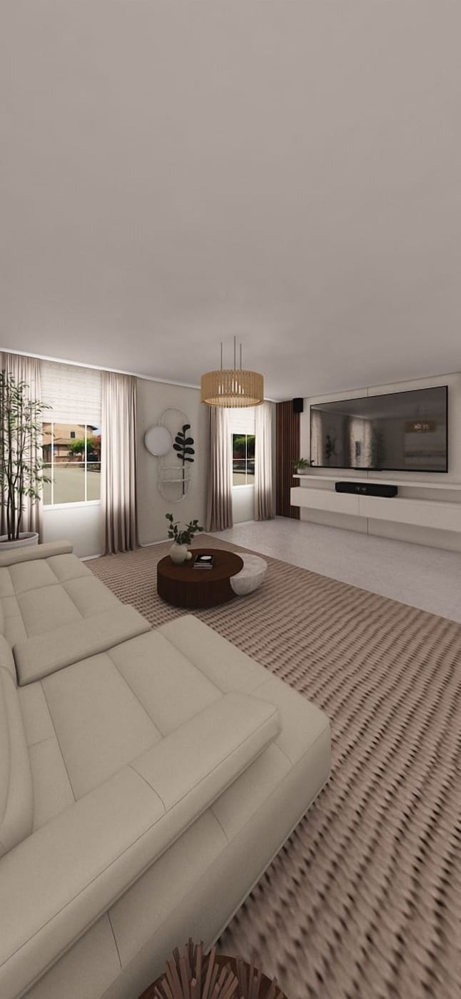 Mid-century living room