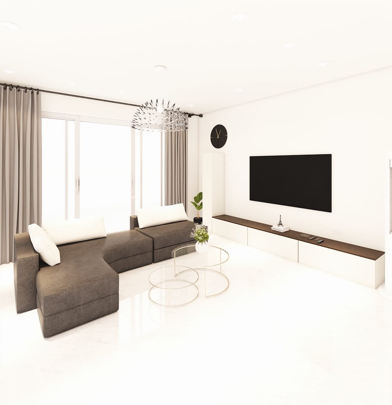 Contemporary floor plan