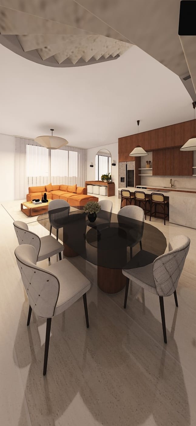 Mid-century living room