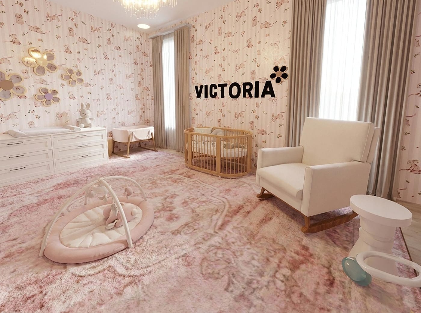 Minimalist kids room