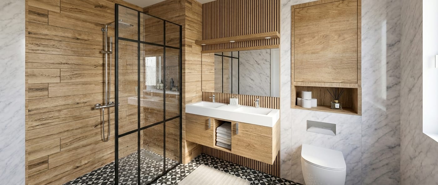 Mid-century bathroom