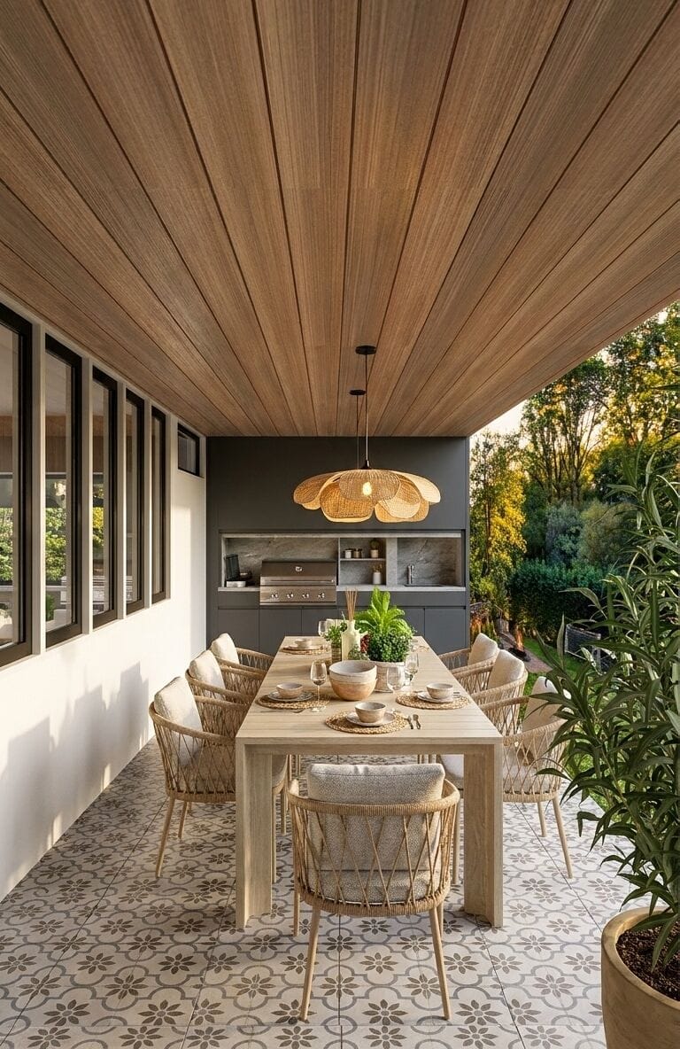 Mediterranean outdoor space