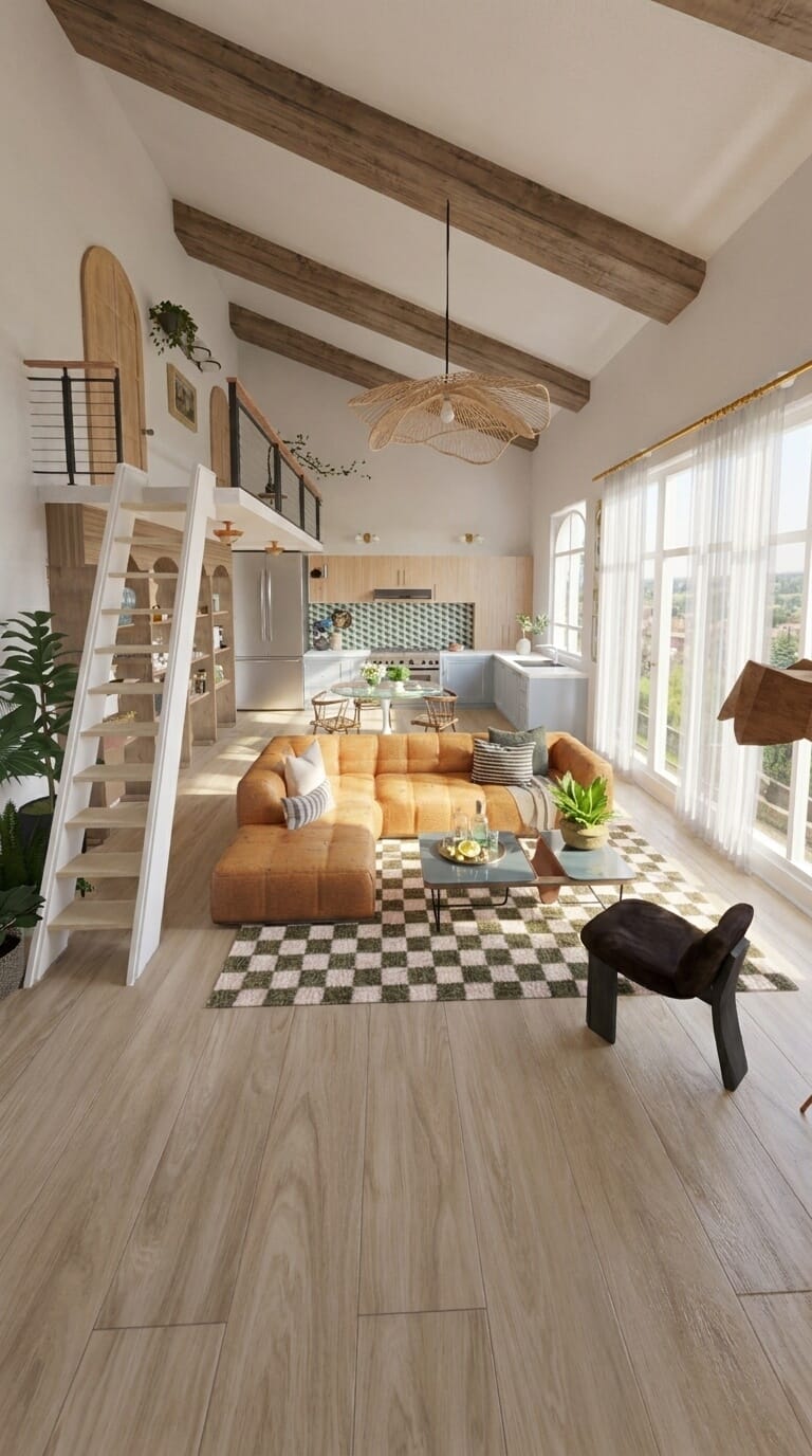 Boho living room