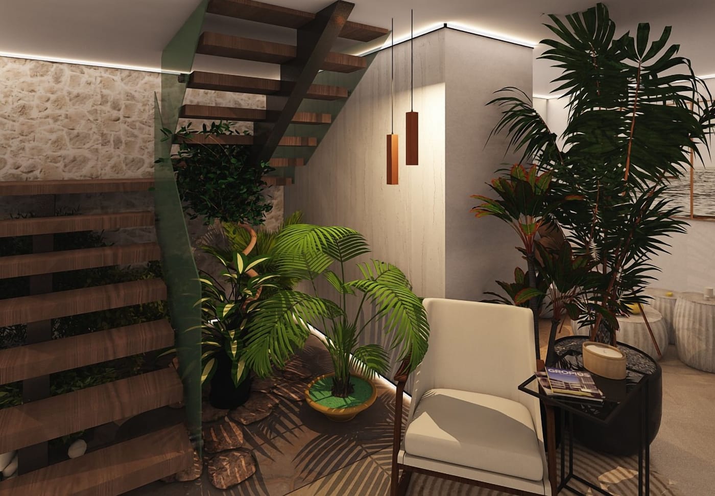 Contemporary living room