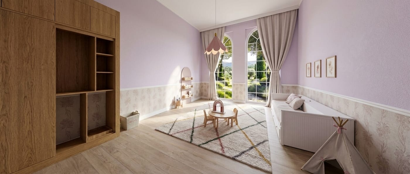 Contemporary kids room