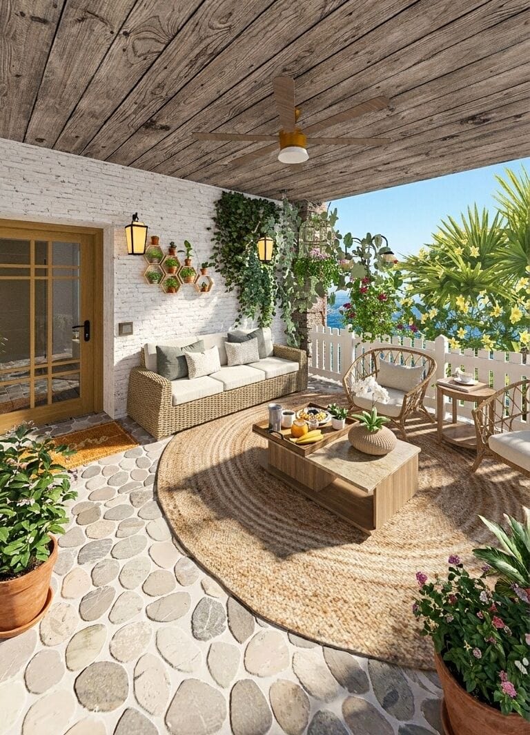 Mediterranean outdoor space