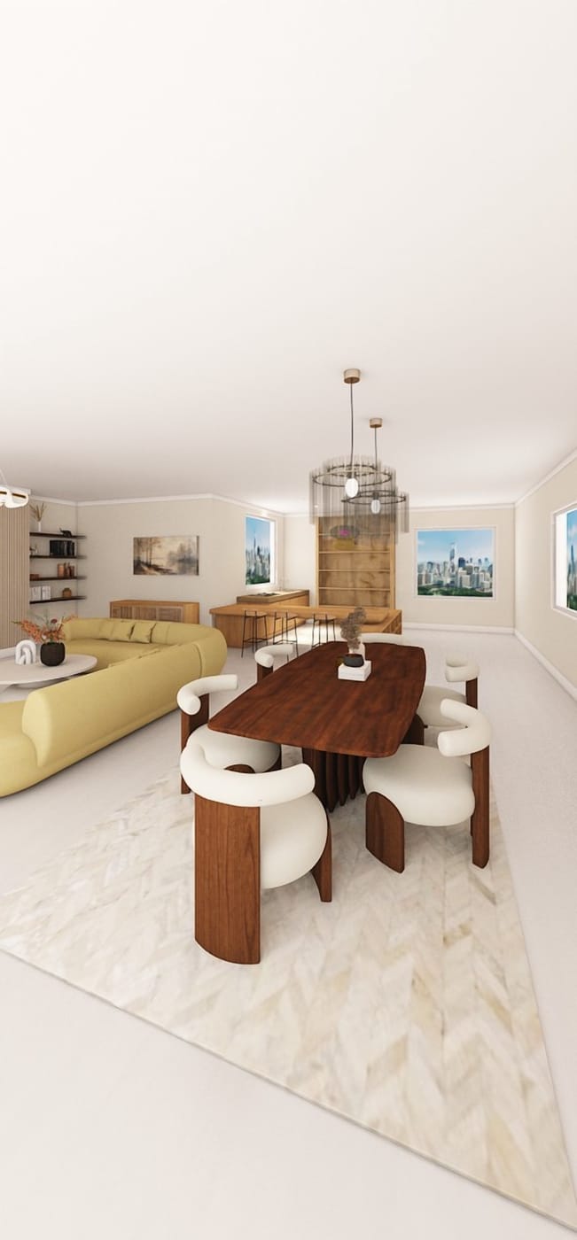Mid-century living room