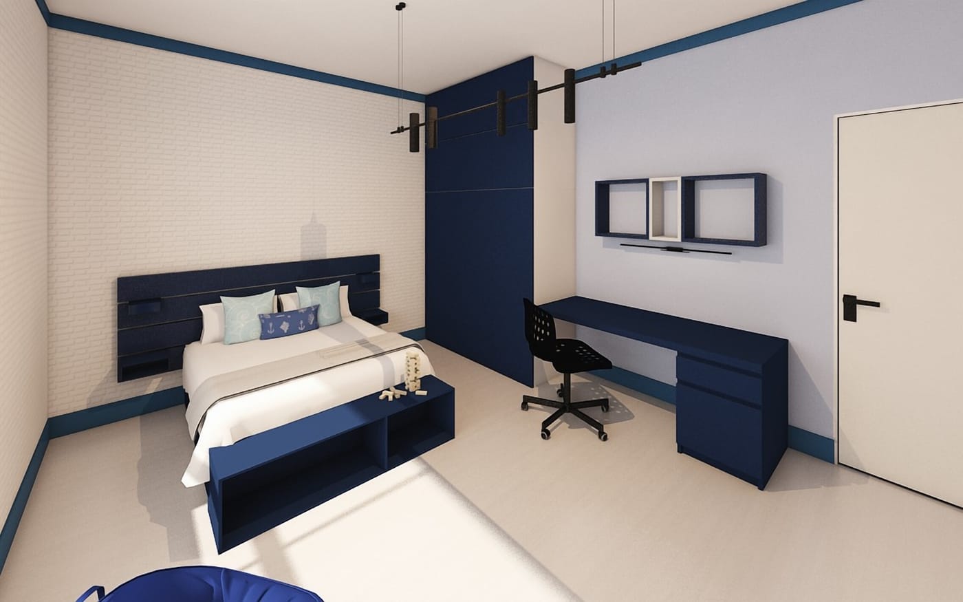 Contemporary bedroom