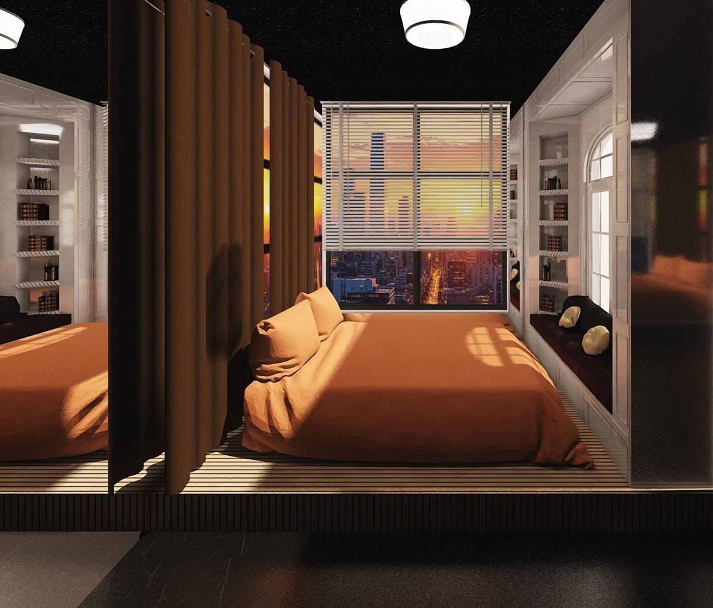 Contemporary bedroom