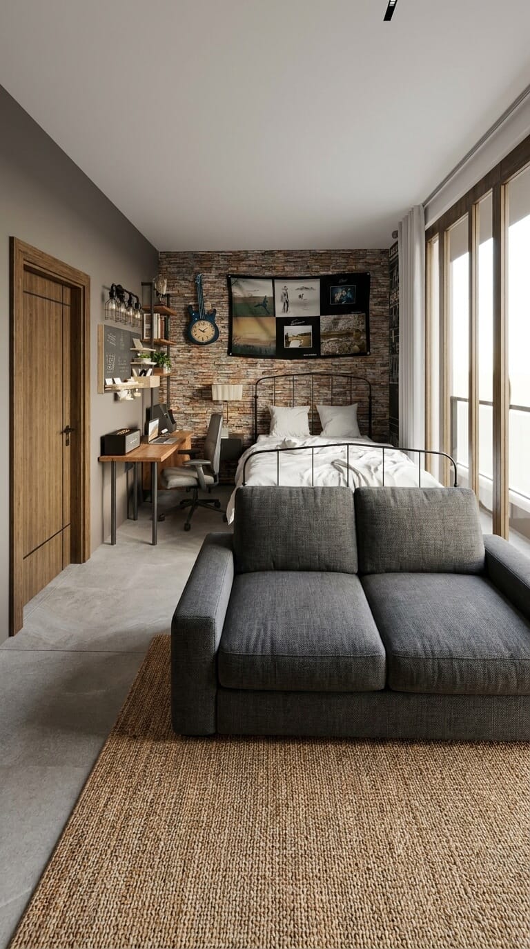 Industrial bedroom