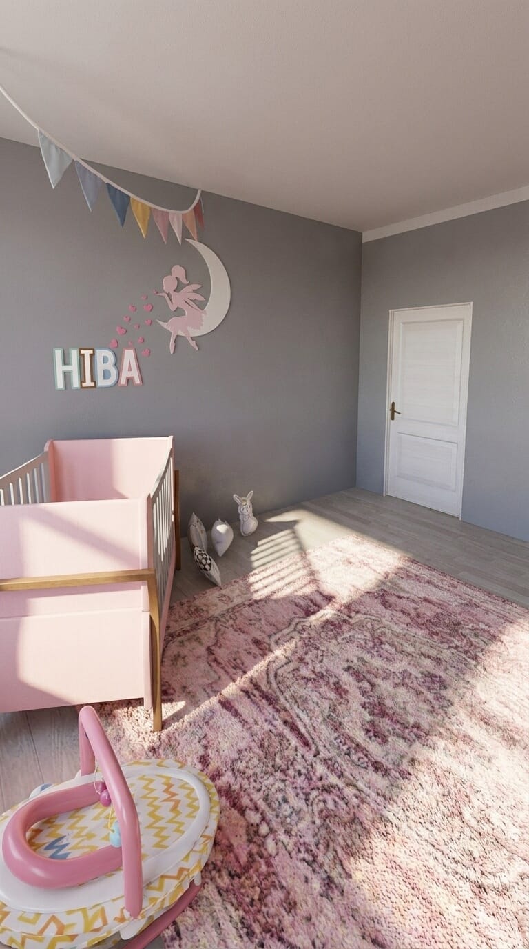 Boho kids room