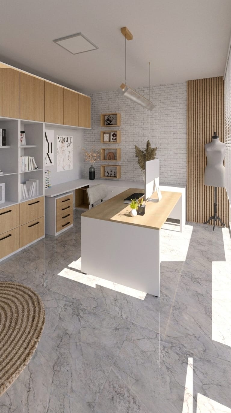 Scandinavian home office