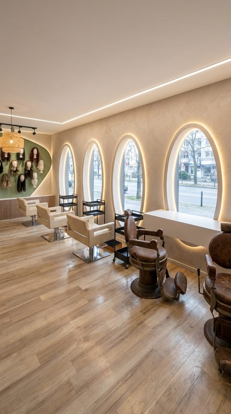 Farmhouse salon