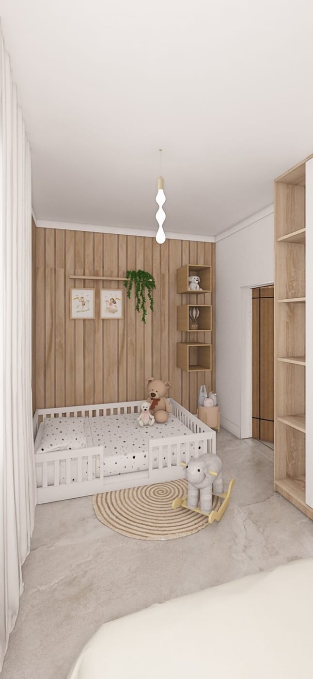 Mid-century kids room