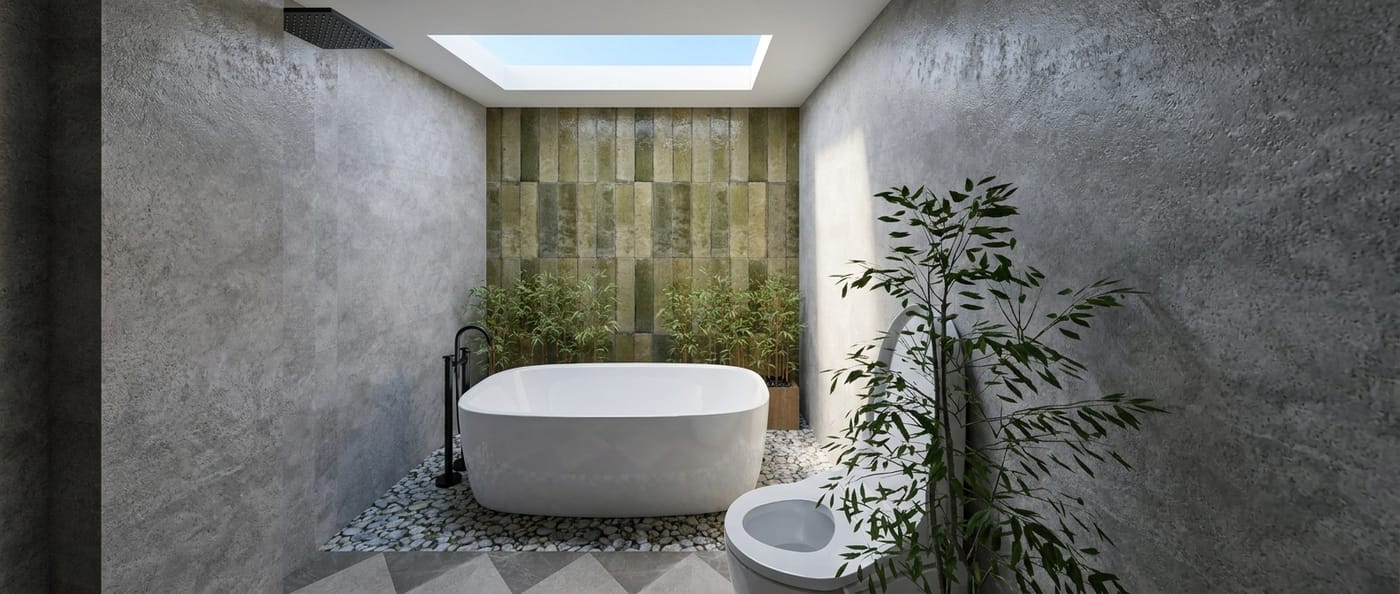 Mid-century bathroom