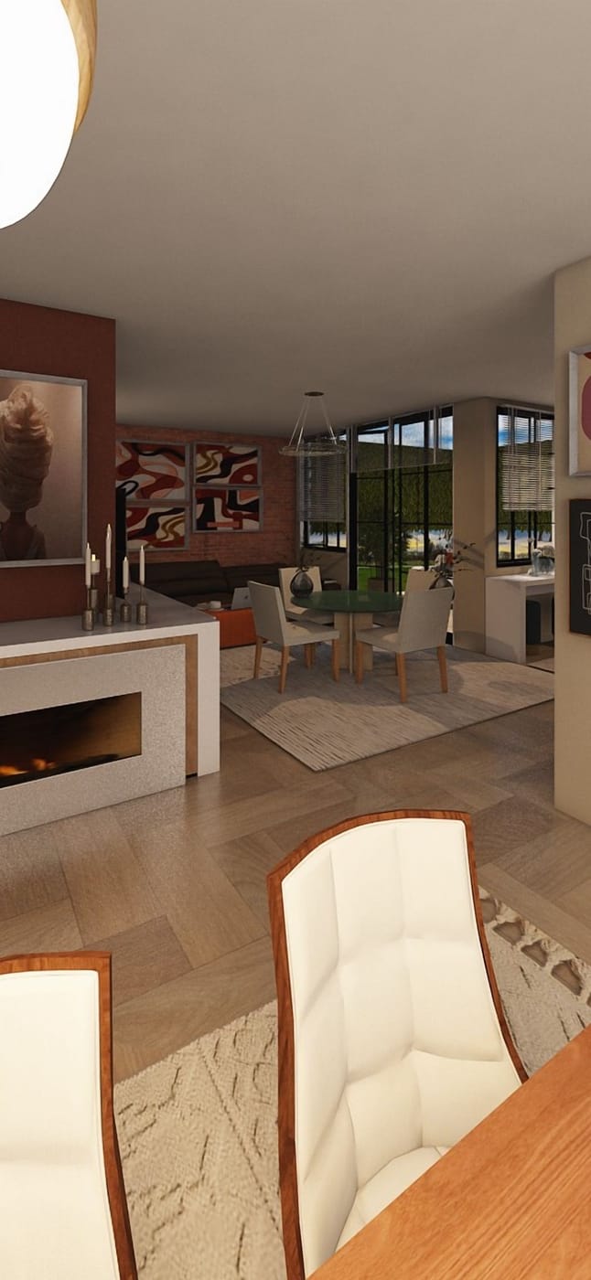 Contemporary living room