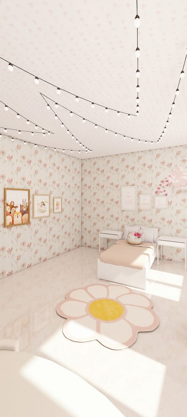 Boho kids room