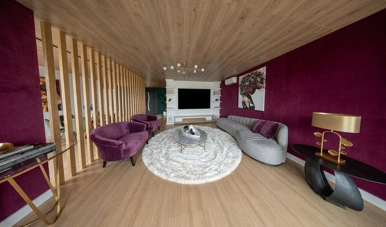 Mid-century living room