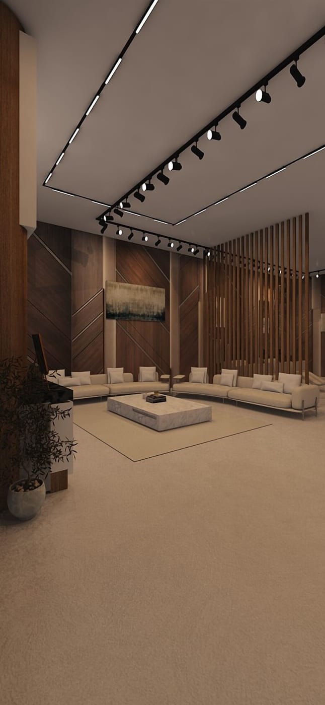 Mid-century living room