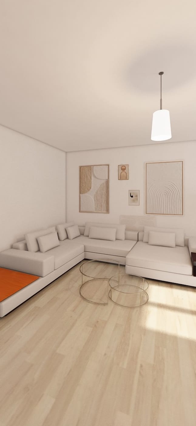 Mid-century living room