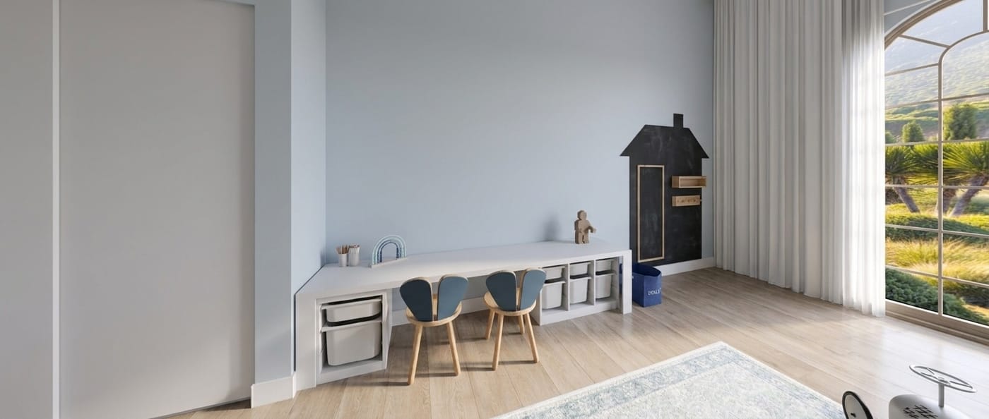 Mid-century kids room