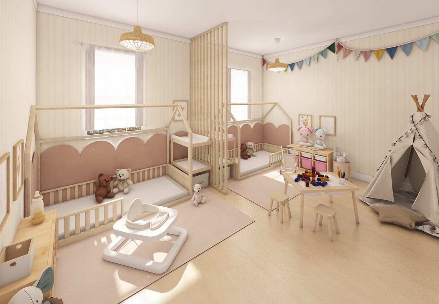 Traditional kids room