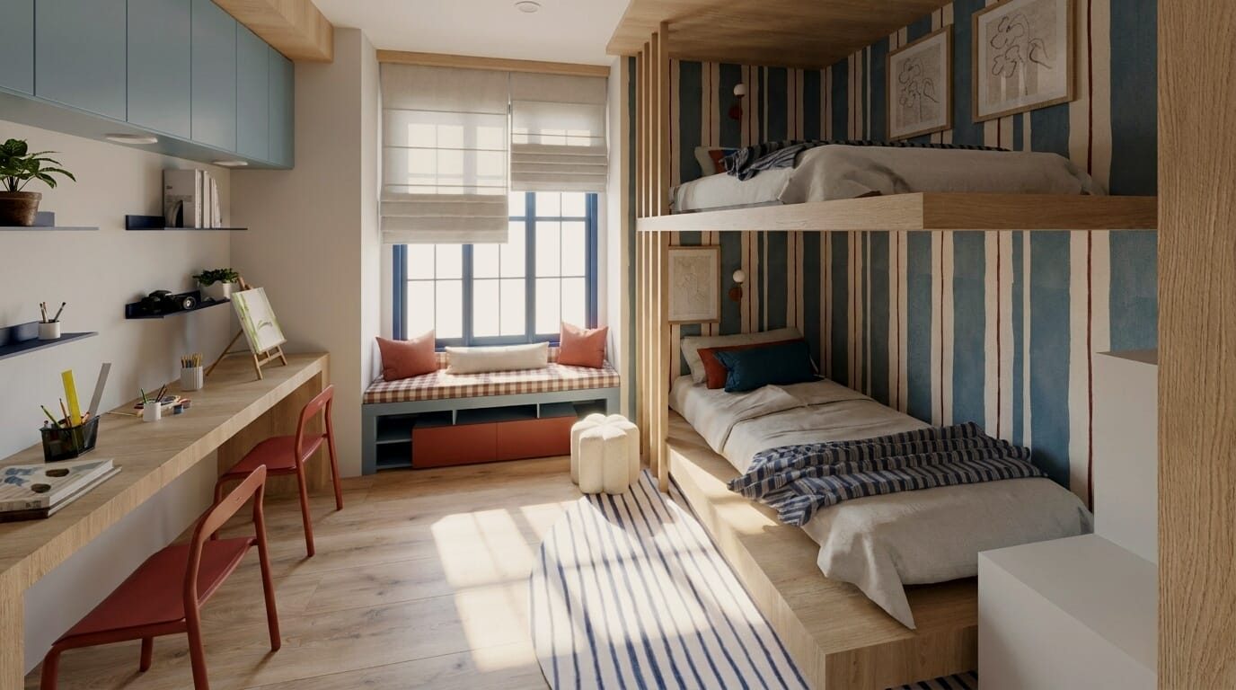 Scandinavian kids room