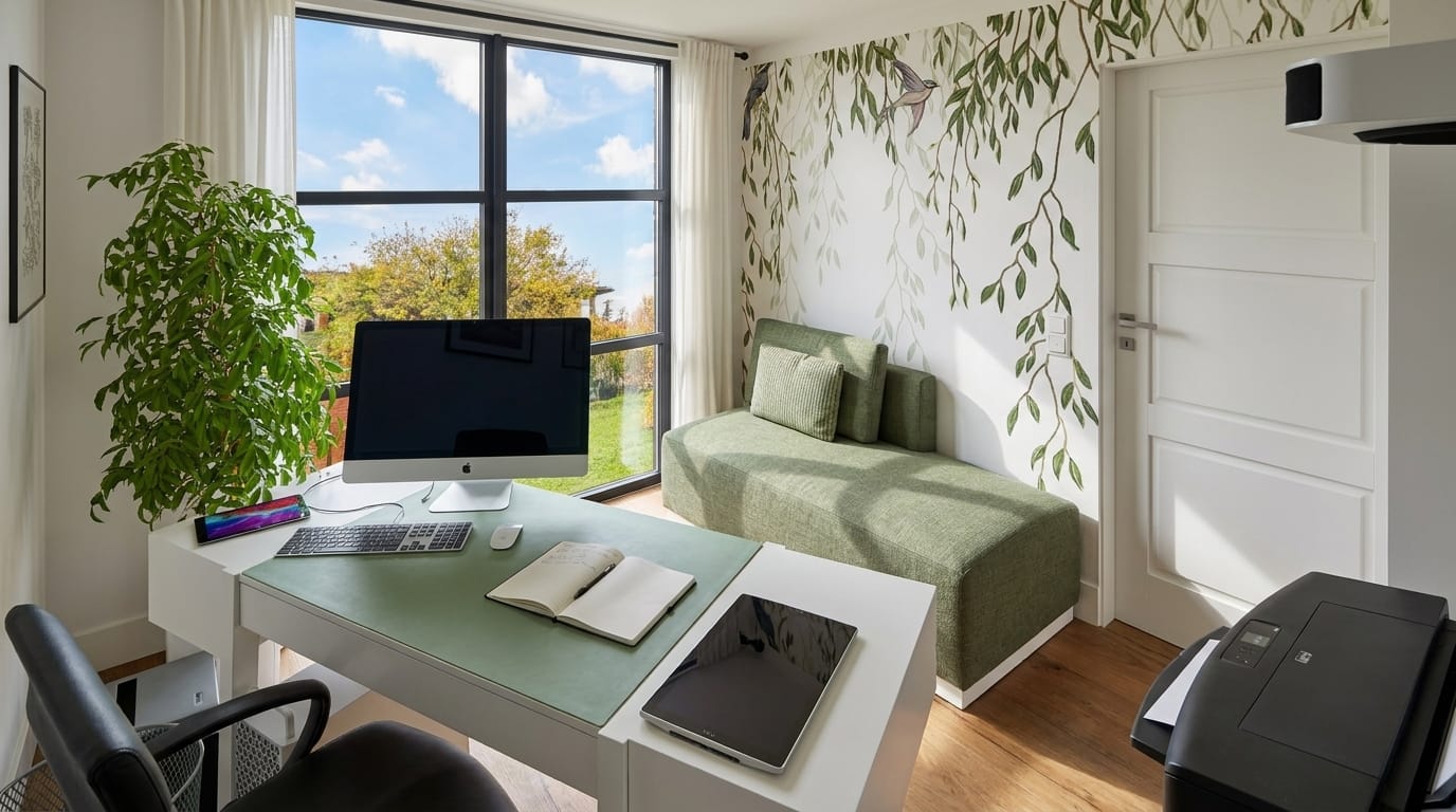 Scandinavian home office