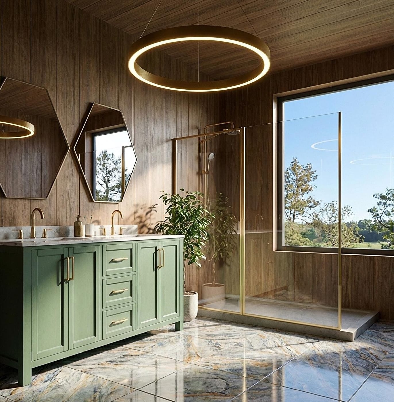 Traditional bathroom