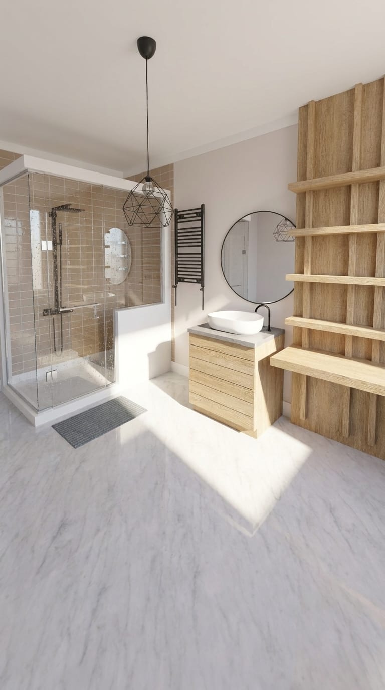 Scandinavian bathroom