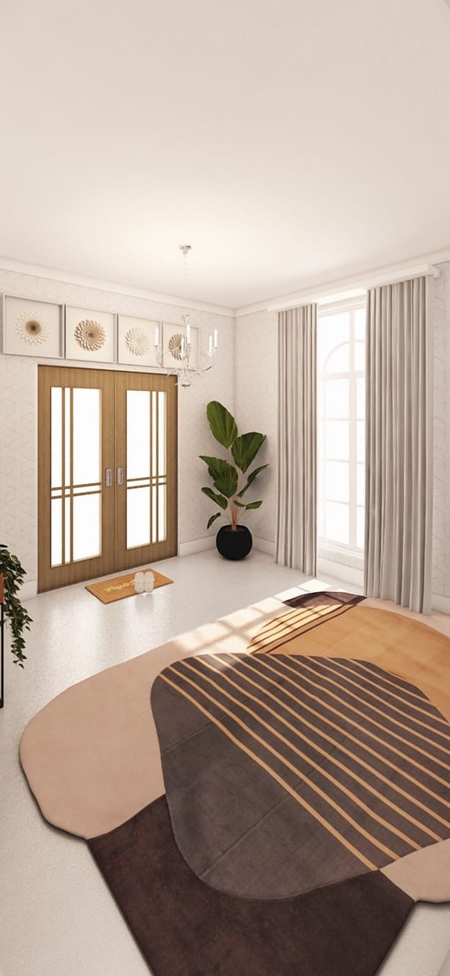 Mid-century hall