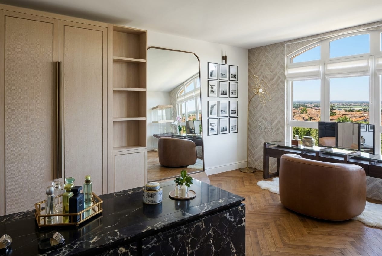Mid-century home office