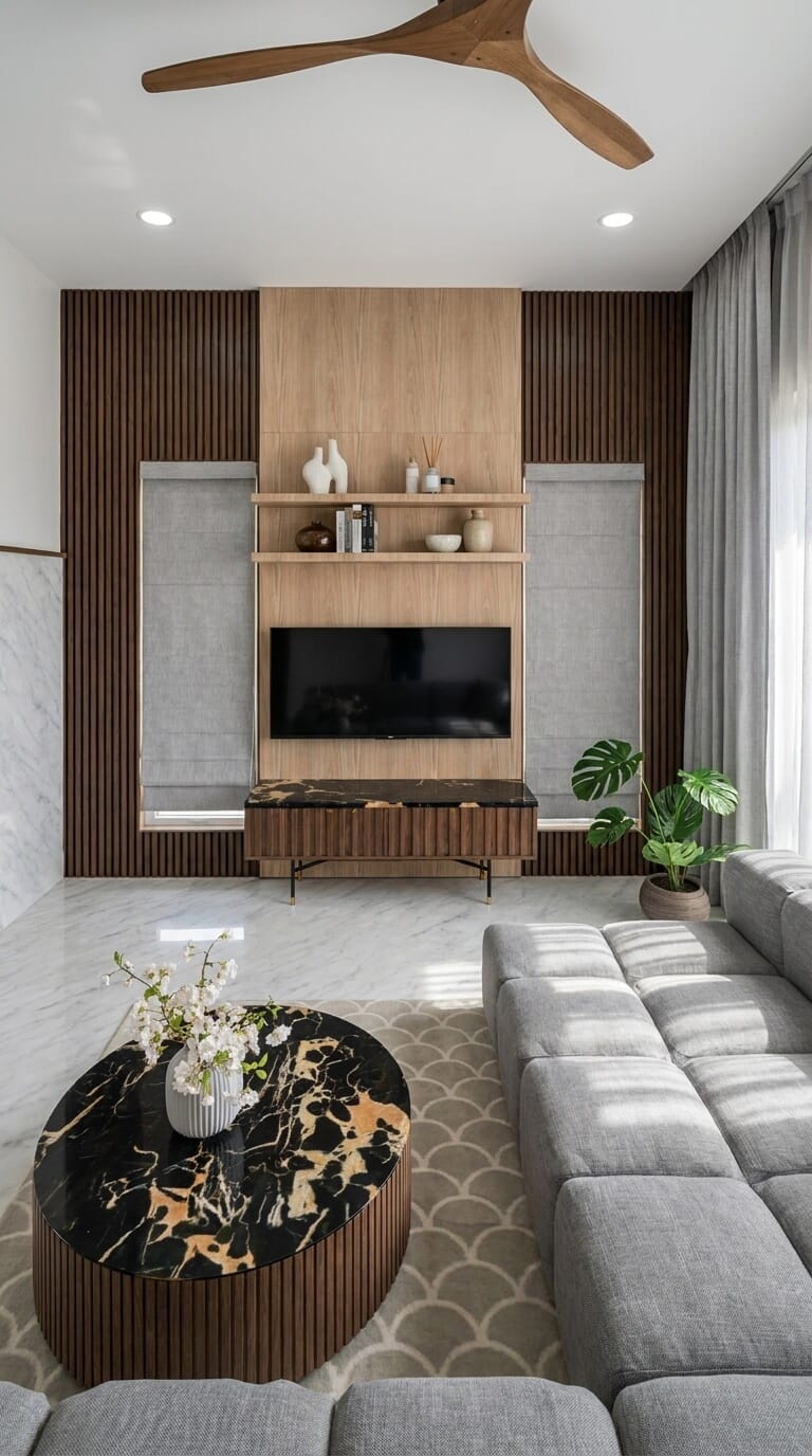 Mid-century living room