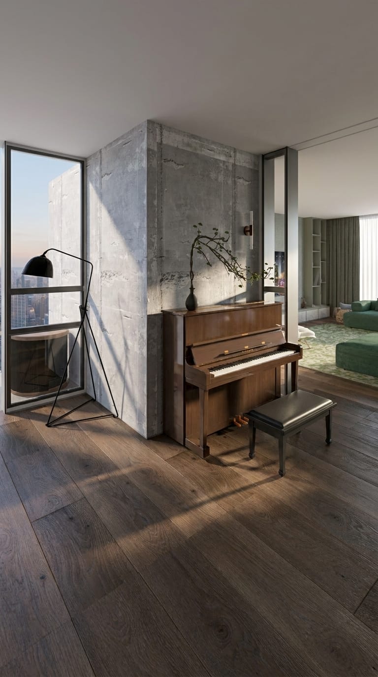 Mid-century living room