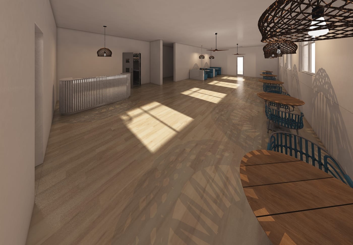 Mid-century cafe