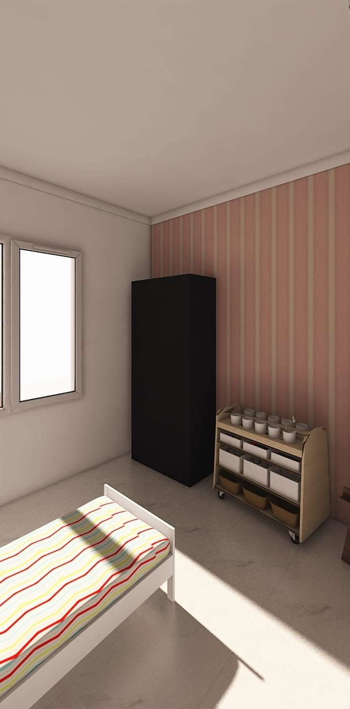 Traditional bedroom