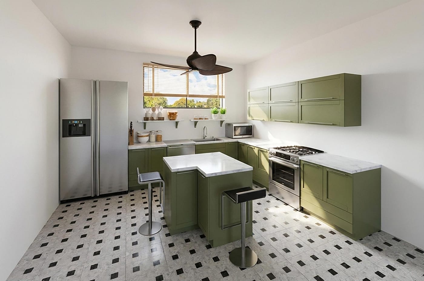 Mid-century kitchen