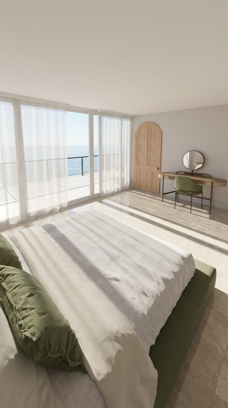 Mid-century bedroom