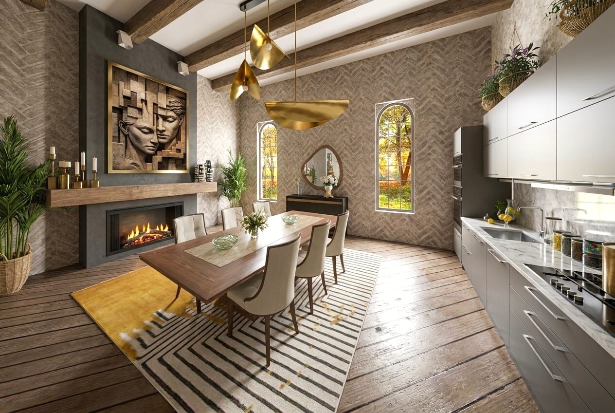 Contemporary dining room