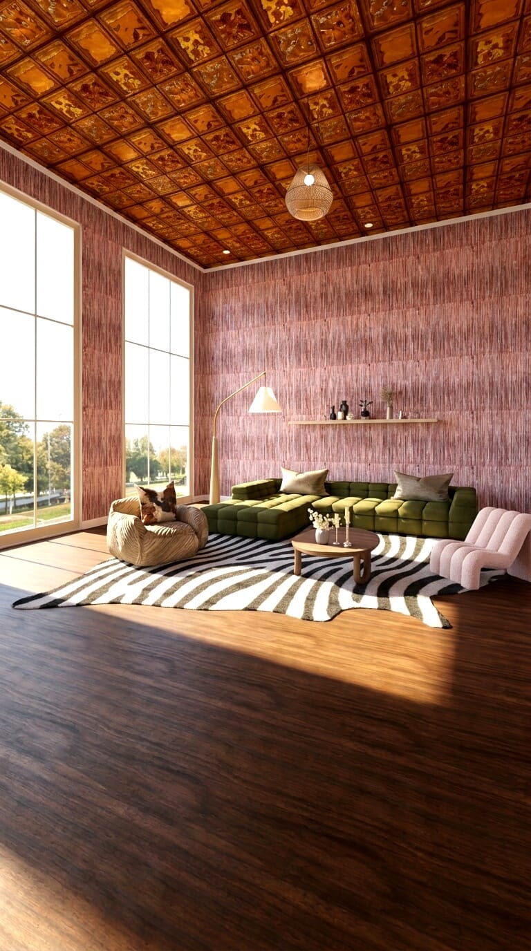 Eclectic living room