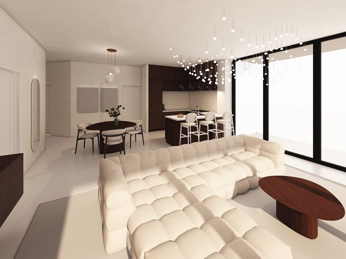 Traditional floor plan
