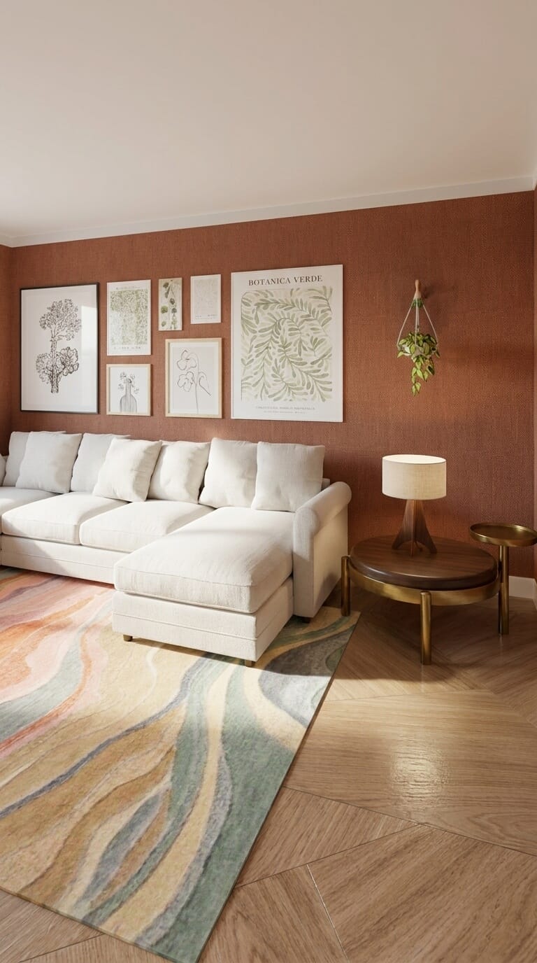 Mid-century living room