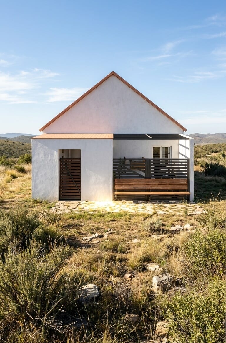 Facade Rustic outdoor space