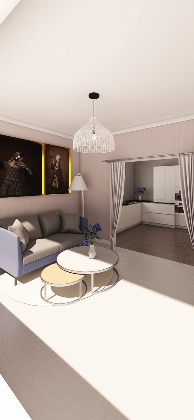 Contemporary living room