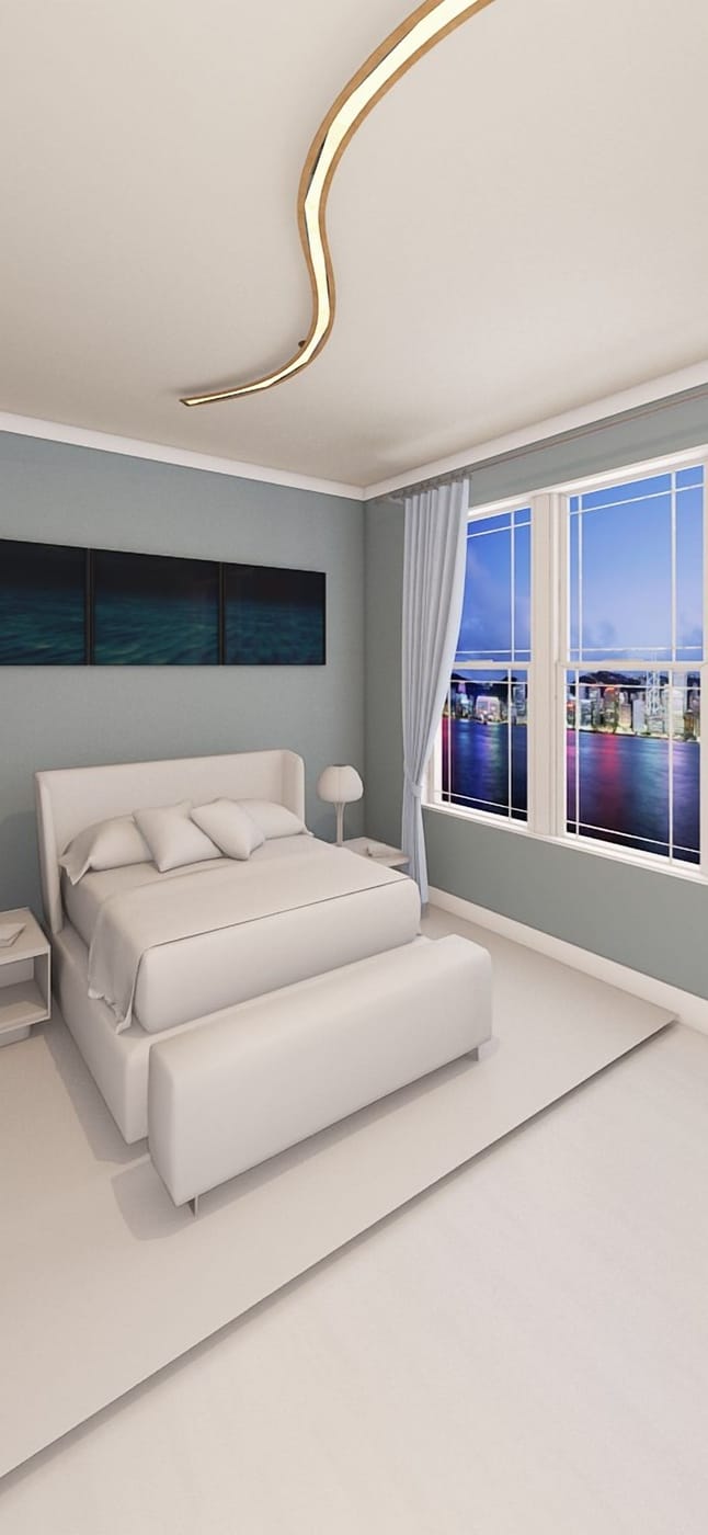 Contemporary bedroom