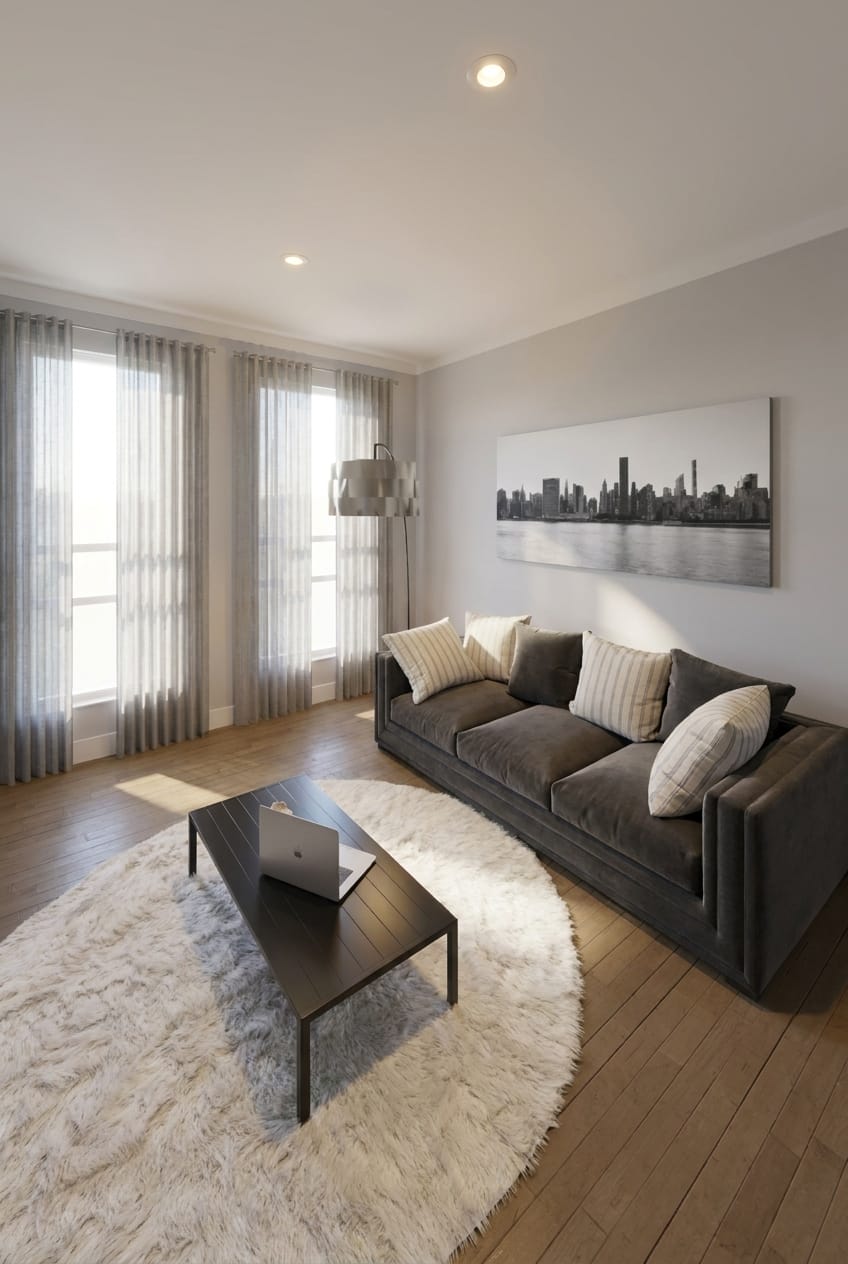 Mid-century living room